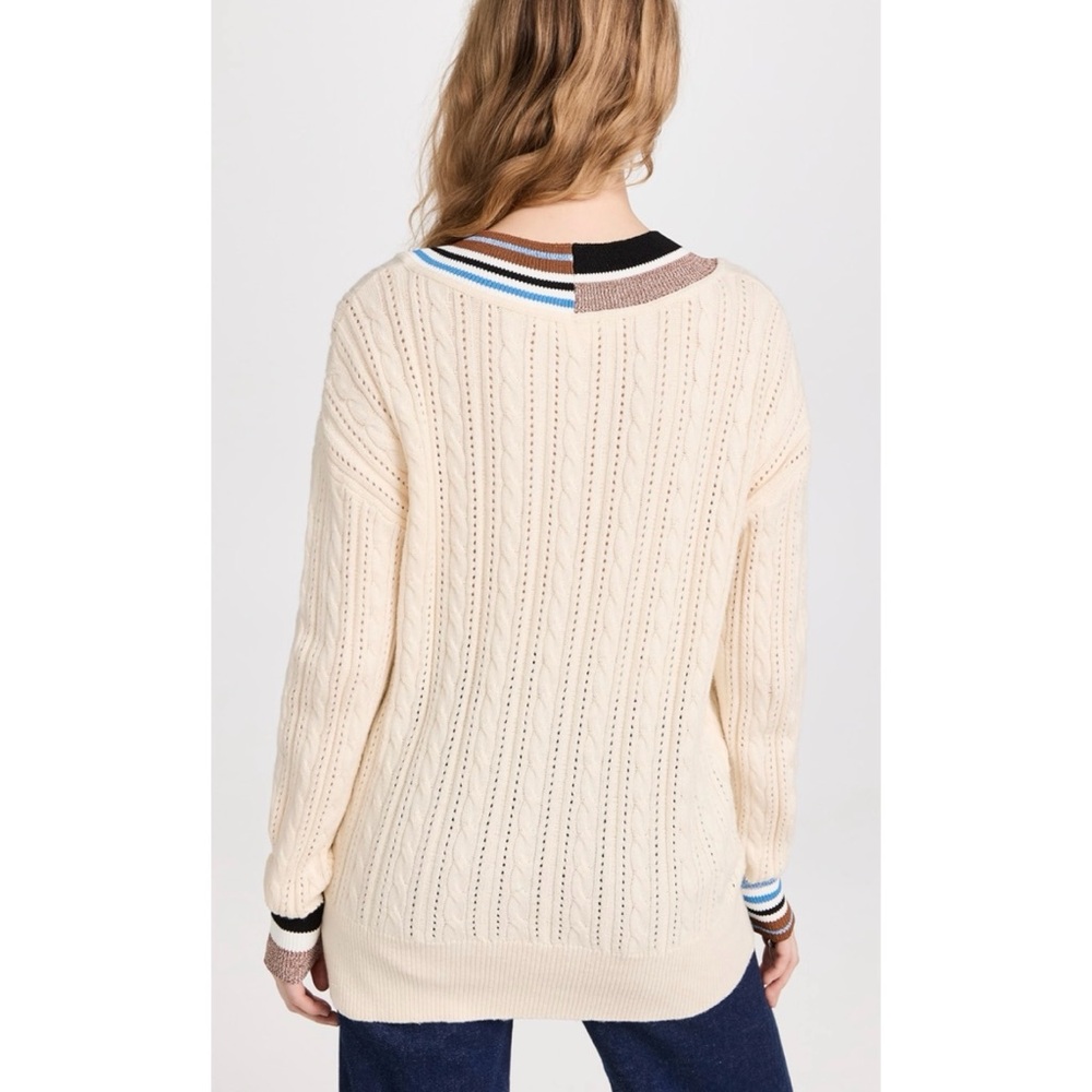 Veronica Beard ‘Rory’ V-Neck Pullover Sweater - Picture 3 of 6